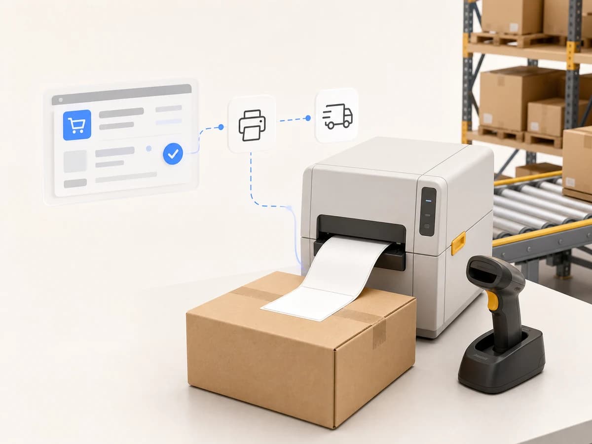 Shipping Label Printer เลือกอย่างไร: เลือกจาก Workflow, ฉลาก และการเชื่อมระบบ