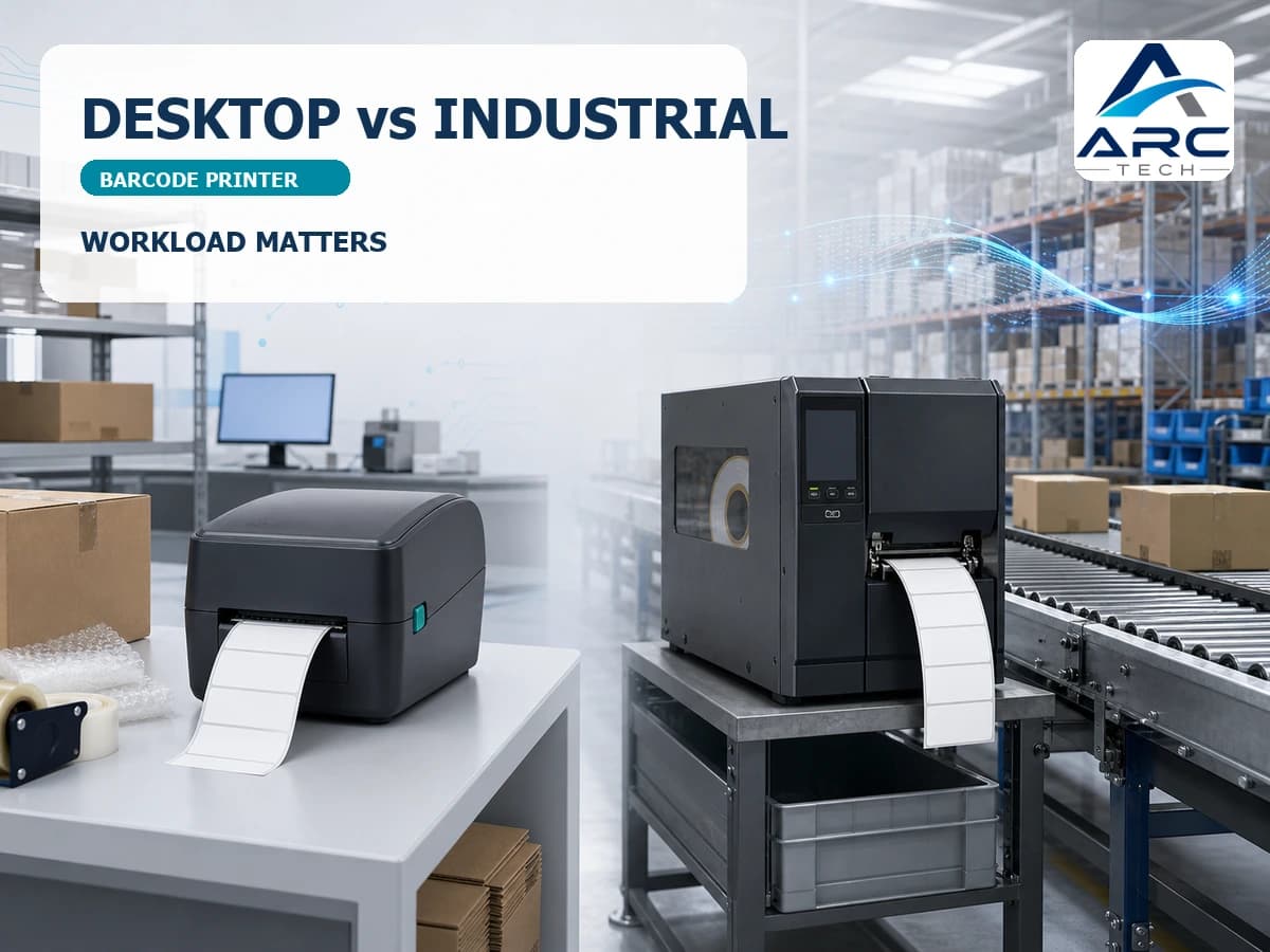 Desktop Barcode Printer vs Industrial Printer เลือกแบบไหนดี