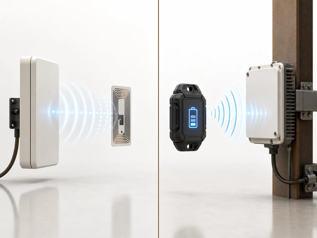 Passive RFID vs Active RFID ต่างกันอย่างไร: เลือกให้ตรงระยะอ่านและ workflow