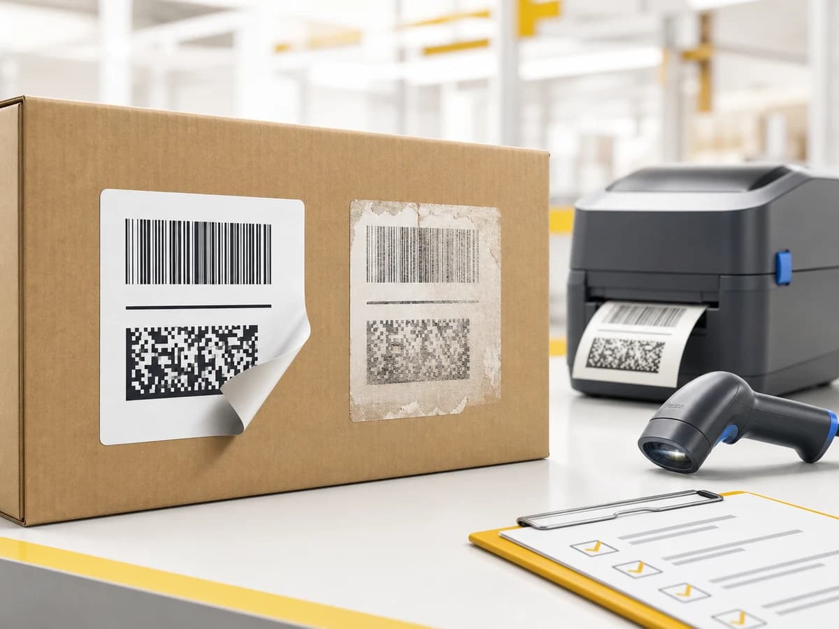 ฉลาก Barcode หลุดง่ายหรือซีดเร็ว: วิธีหาสาเหตุ แก้ที่ต้นทาง และป้องกันไม่ให้สแกนสะดุด