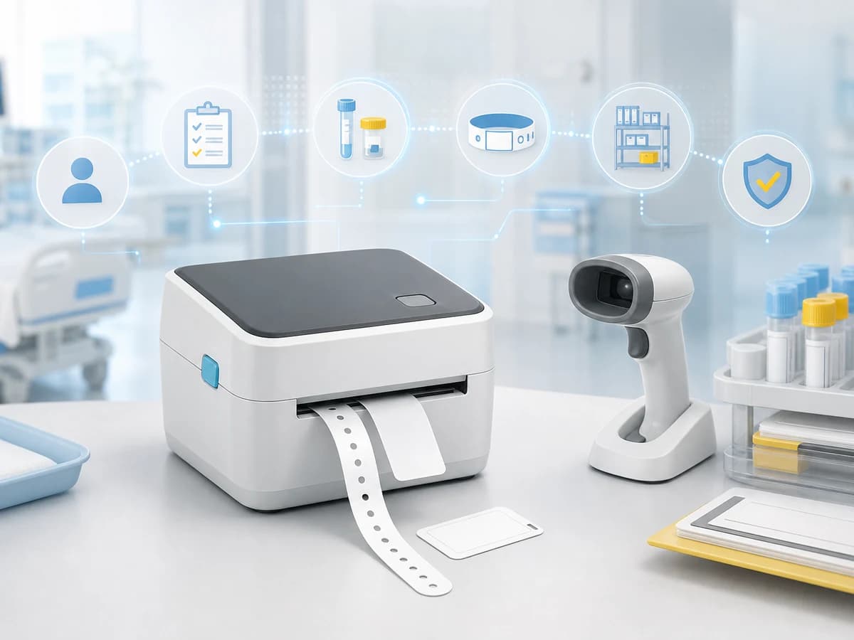 เครื่องพิมพ์ Barcode สำหรับโรงพยาบาล: เลือกจาก Workflow ผู้ป่วย ตัวอย่าง และเวชภัณฑ์