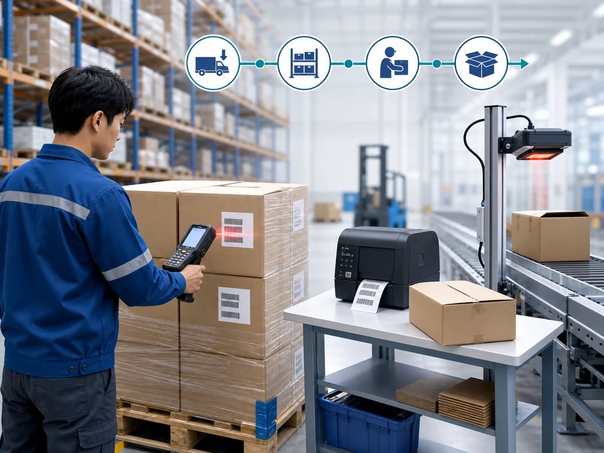 อุปกรณ์ Barcode สำหรับคลังสินค้ามีอะไรบ้าง? เลือกให้ตรง Receiving, Picking และ Packing