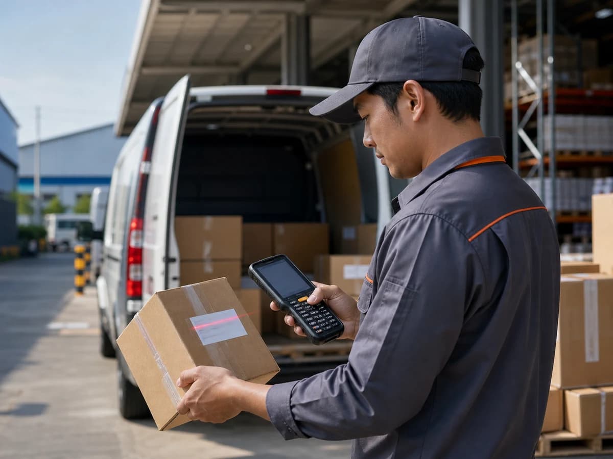 Handheld สำหรับ Logistics และงานขนส่ง: ออกแบบการสแกนให้ส่งมอบตรงข้อมูล