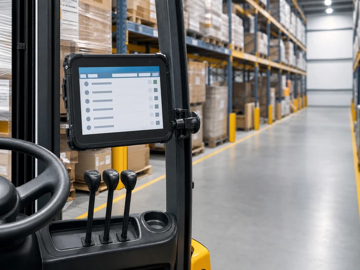 Rugged Tablet สำหรับรถโฟล์คลิฟท์: เลือกอย่างไรให้รองรับงานคลังและ WMS