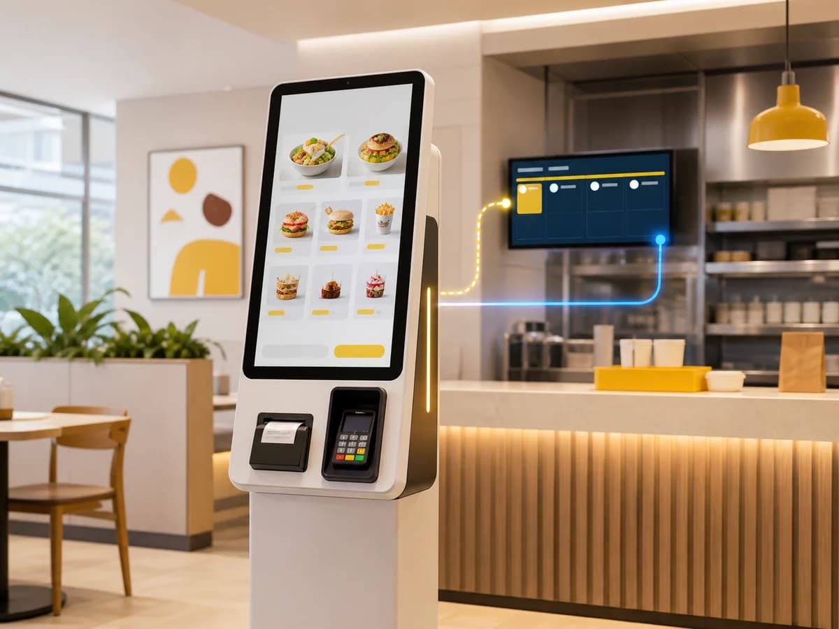 Kiosk สำหรับร้านอาหาร: ออกแบบระบบสั่งอาหาร ชำระเงิน และส่งออเดอร์ให้ครัว
