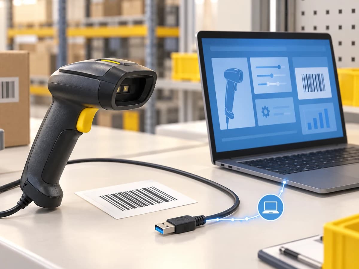 วิธีตั้งค่า Barcode Scanner เบื้องต้น: เช็กโหมดการเชื่อมต่อ ข้อมูลท้ายรหัส และทดสอบกับระบบจริง